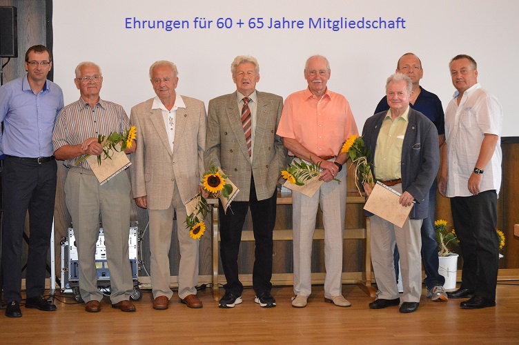 Jubilare (60 und 65 Jahre)